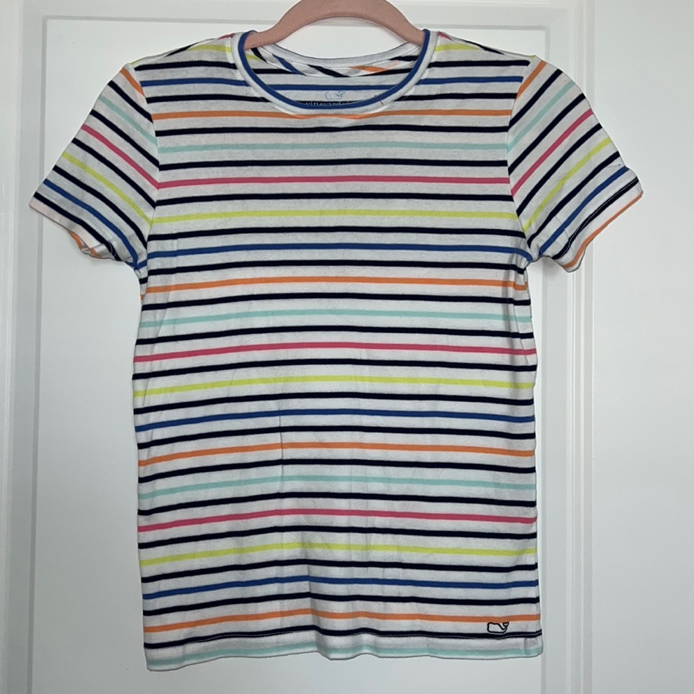 Colorful Striped Cotton T-Shirt